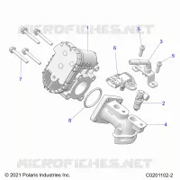 ENGINE, CORPS DE PAPILON AND FUEL RAIL