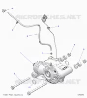 SYSTÃˆME DE TRANSMISSION, FRONT GEARCASE MOUNTING