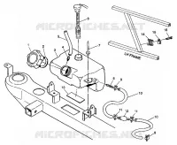 RESERVOIR D'HUILE ASSEMBLY 6X6 350L W938739 (4924062406009A)