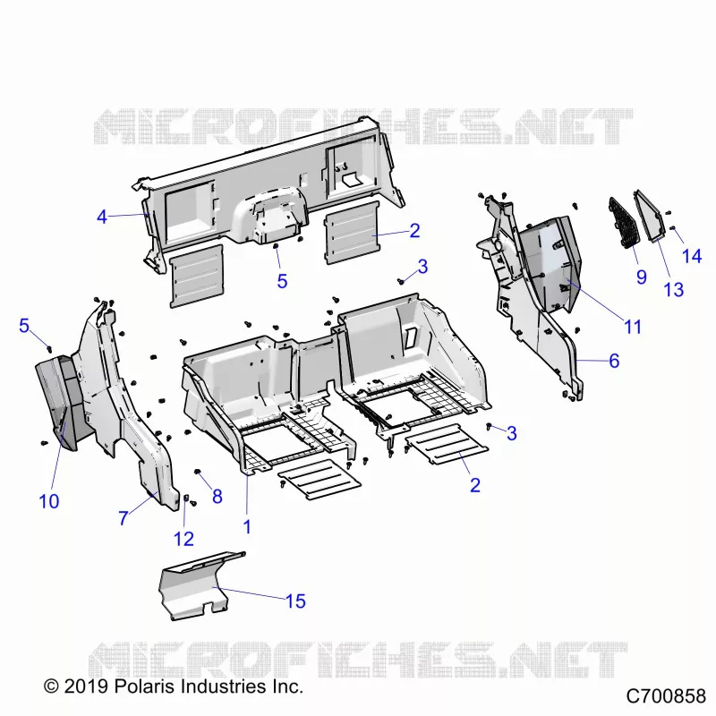 CARROSSERIE ARRIERE CLOSEOFF AND FENDERS