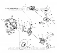FREINS, FREIN CALIPER and DISC