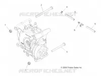 SYSTÈME DE TRANSMISSION, GEARCASE MOUNTING, REAR