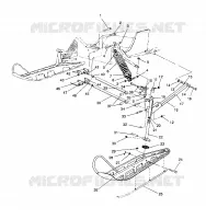 SUSPENSION AVANT AND SKI WIDETRAK / 0932064 (4922982298011A)