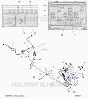 ELECTRICITE, WIRE HARNESS, CHASSIS, STANDARD