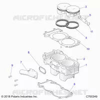 CYLINDRE AND PISTON