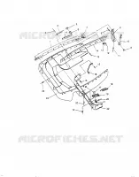 CARROSSERIE AVANT SPORT 0950443, SPORT TOURING 0950243  and EUROPEAN SPORT T (4928822882A010)