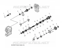 SYSTÈME DE TRANSMISSION, PONT PRINCIPAL INTERNAL