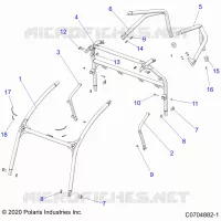 CHASSIS, CAB CADRE