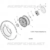 ROUES, FRONT TIRE AND BRAKE DISC