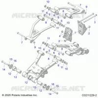 SUSPENSION ARRIERE CONTROL ARM, MOUNTING