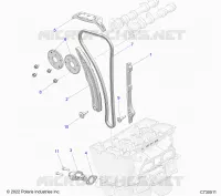 CHAINE DE DISTRIBUTION AND TENSIONER