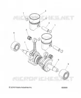 ENGINE, PISTON ET VILEBREQUIN