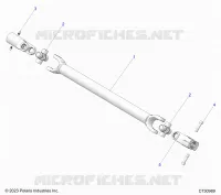 SYSTÃˆME DE TRANSMISSION, FRONT PROP SHAFT