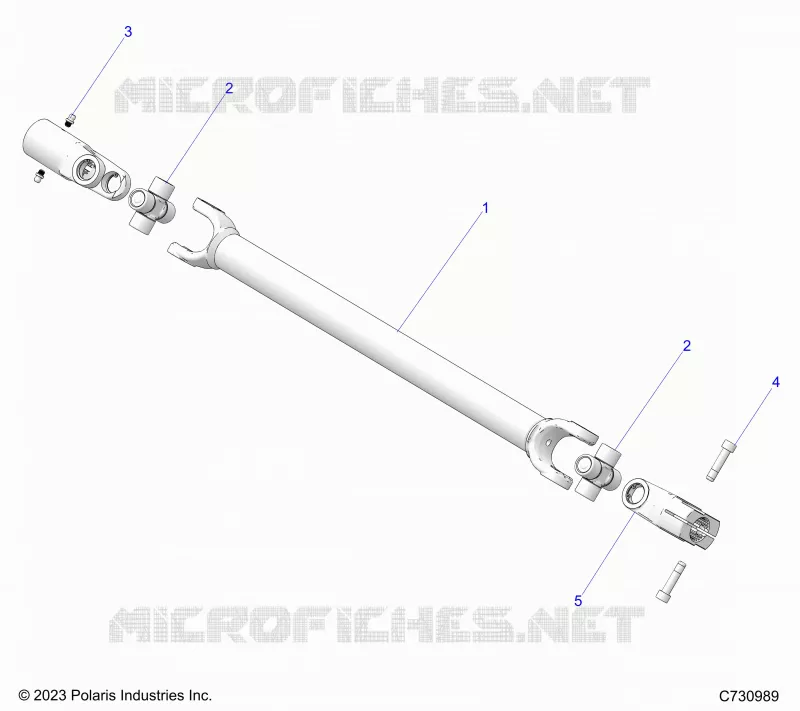SYSTÃˆME DE TRANSMISSION, FRONT PROP SHAFT