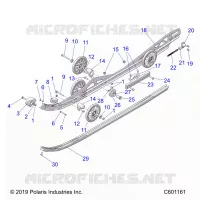 SUSPENSION, RAIL, LH/RH