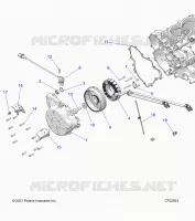 ENGINE, STATOR AND FLYROUE