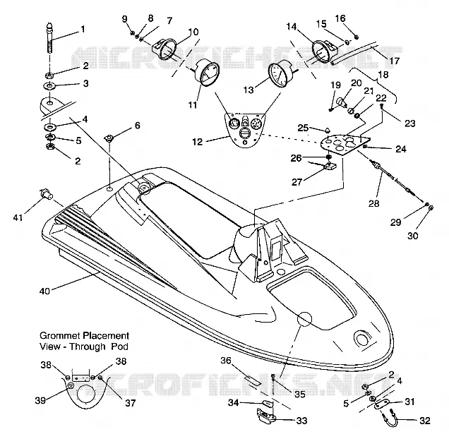 CONDUIT D'ADMISSION ASSEMBLY SL 750 / B934070 (4924752475002A)