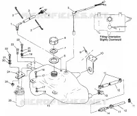 RESERVOIR D'HUILE SL 700 B974071, Intl. SL 700 I974071, SL 700 Deluxe B974072 and In (4940874087A014)