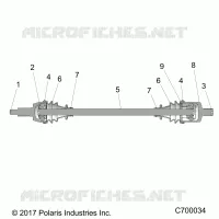 SYSTEME DE TRANSMISSION, FRONT HALF SHAFT