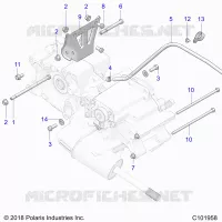 SYSTÃˆME DE TRANSMISSION, MAIN GEARCASE MOUNTING