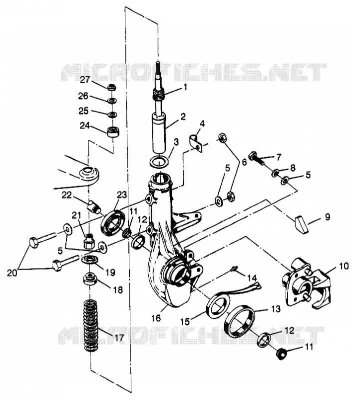 JAMBE DE FORCE AVANT Scrambler 400L W97BC38C (4939893989B004)
