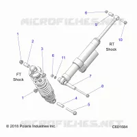SUSPENSION, SUPPORT AMORTISSEUR , REAR SUSP.