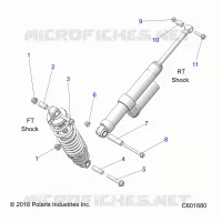 SUSPENSION, SUPPORT AMORTISSEUR , REAR SUSP.
