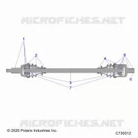 SYSTÃˆME DE TRANSMISSION, FRONT HALF SHAFT