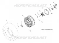 ROUES, FRONT and HUB