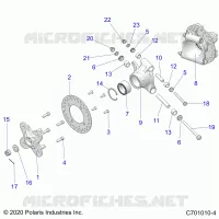 SUSPENSION, PORTE BAGAGES ARRIERE