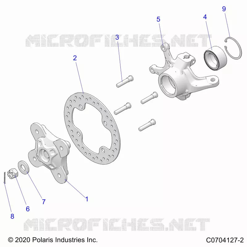 SUSPENSION AVANT CARRIER- Z22NAS99CZ (C0704127-2)