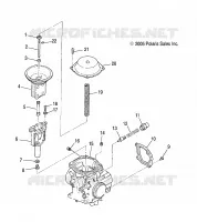 MOTEUR, CARBURATEUR, UPPER