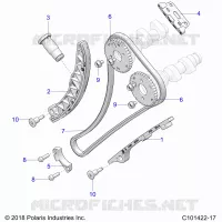 CHAINE DE DISTRIBUTION AND SPROCKET