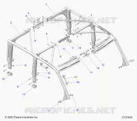 CHASSIS, CAB CADRE