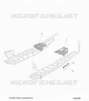 CHASSIS, PASSENGER FOOTRESTS