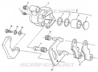 FRONT FREIN XPRESS 300 W97CA28C and  XPRESS 400L W97CA38C (4939603960C001)