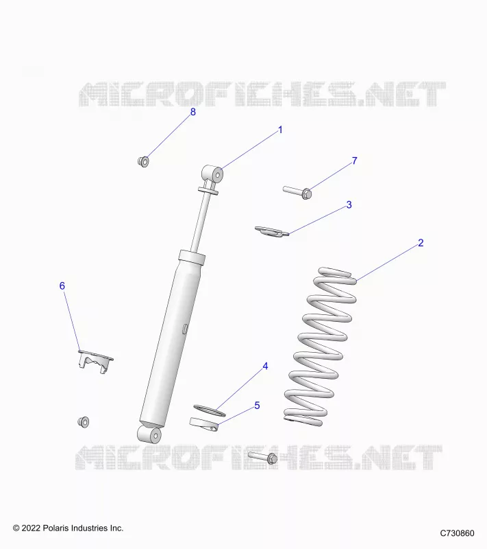SUSPENSION ARRIERE SHOCK