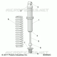 SUSPENSION, SHOCK, IFS (SP)