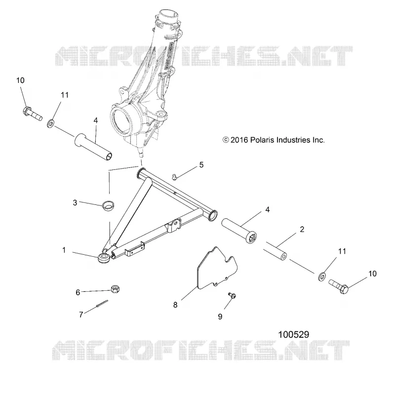 SUSPENSION, A-ARM AND SUPPORT MOUNTING