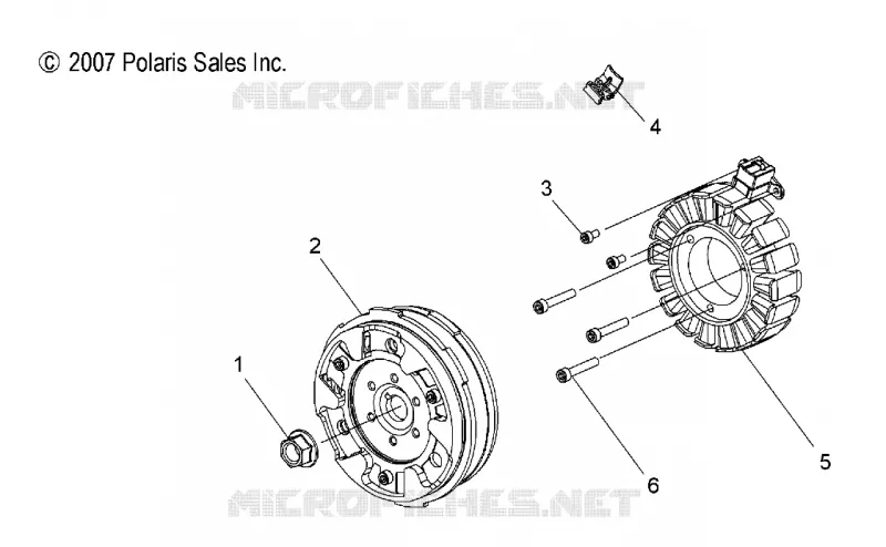 MOTEUR, STATOR/VOLANT MOTEUR (SPECIAL 08 BUILD)