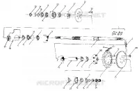 ARBRE DE TRANSMISSION INTERMEDIAIRE SWEDISH 6X6 (4923752375029A)