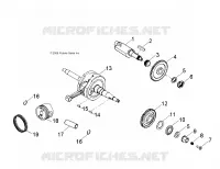 MOTEUR, VILEBREQUIN AND PISTON