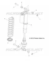 SUSPENSION ARRIERE SUPPORT AMORTISSEUR 
