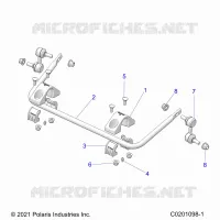 SUSPENSION, REAR BARRE STABILISATRICE