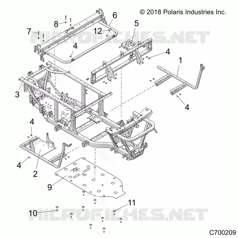 CHASSIS, CADRE AND FRONT BUMPER