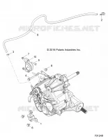 SYSTÈME DE TRANSMISSION, MAIN GEARCASE MOUNTING- Z17VJE57AR (701249)