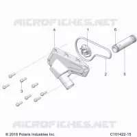 MOTEUR, WATERPUMP IMPELLER AND COVER