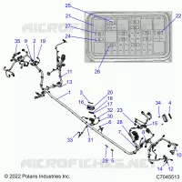 ELECTRICITE, WIRE HARNESS, CHASSIS