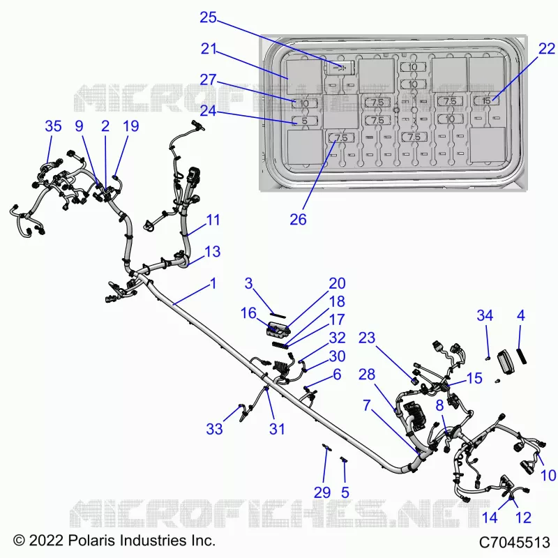 ELECTRICITE, WIRE HARNESS, CHASSIS