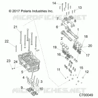 CYLINDRE HEAD AND VALVES